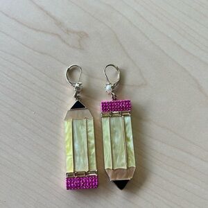 Pencil Earrings Betsy Johnson